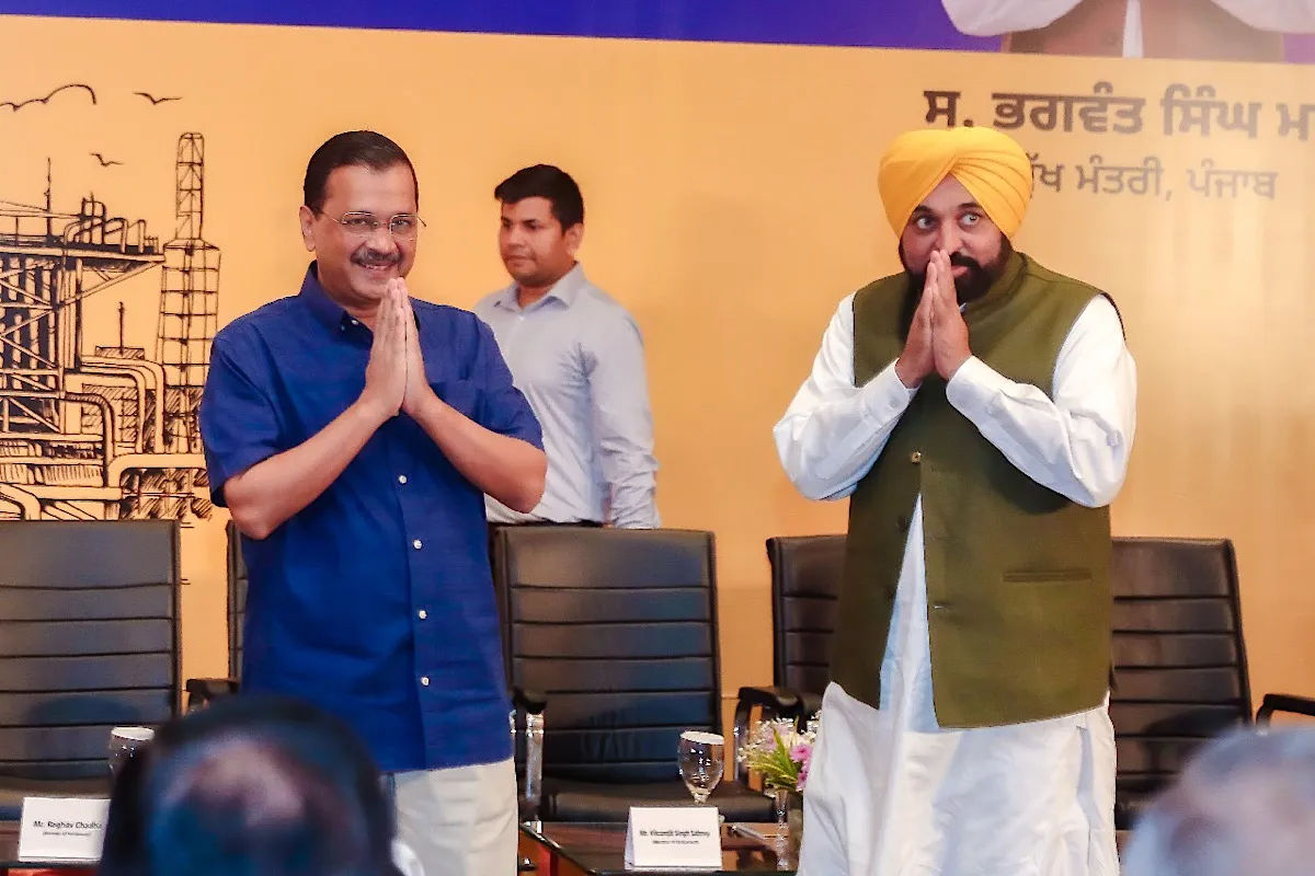 AAP chieftain Kejriwal and chief minister Bhagwant Mann introduce doorstep service delivery in Punjab