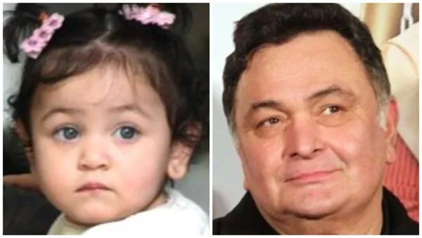 Fans claim that Raha, the daughter of Ranbir Kapoor and Alia Bhatt, looks like Rishi Kapoor when they first reveal her face.
