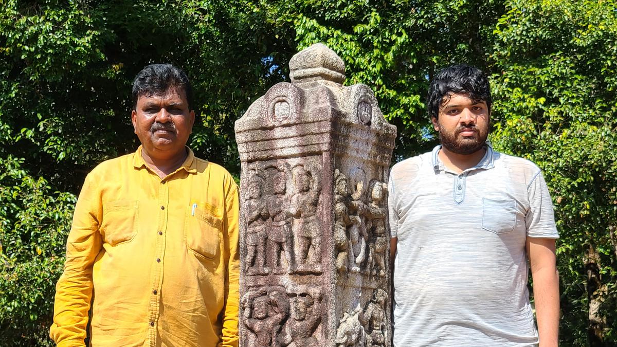 In Kundapura taluk of Karnataka, an archaeologist discovers a distinctive Veera Sthambha.