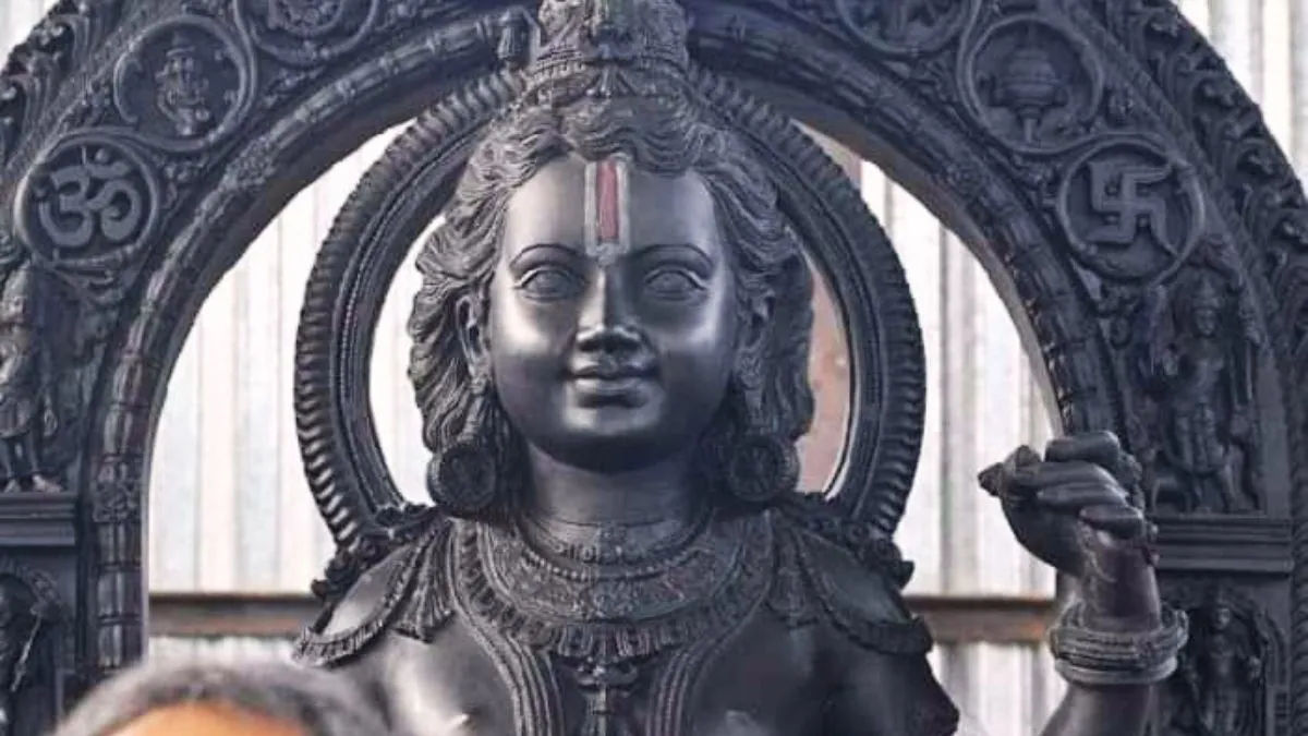 First glance at Ram Lalla! A 51-inch idol installed at Ayodhya Mandir is unveiled.