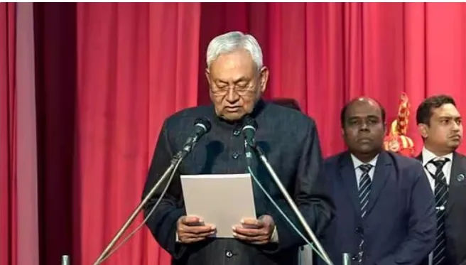 Political Drama Unfolds: Nitish Kumar resigns, sworn in again as Bihar’s Chief Minister for ninth term