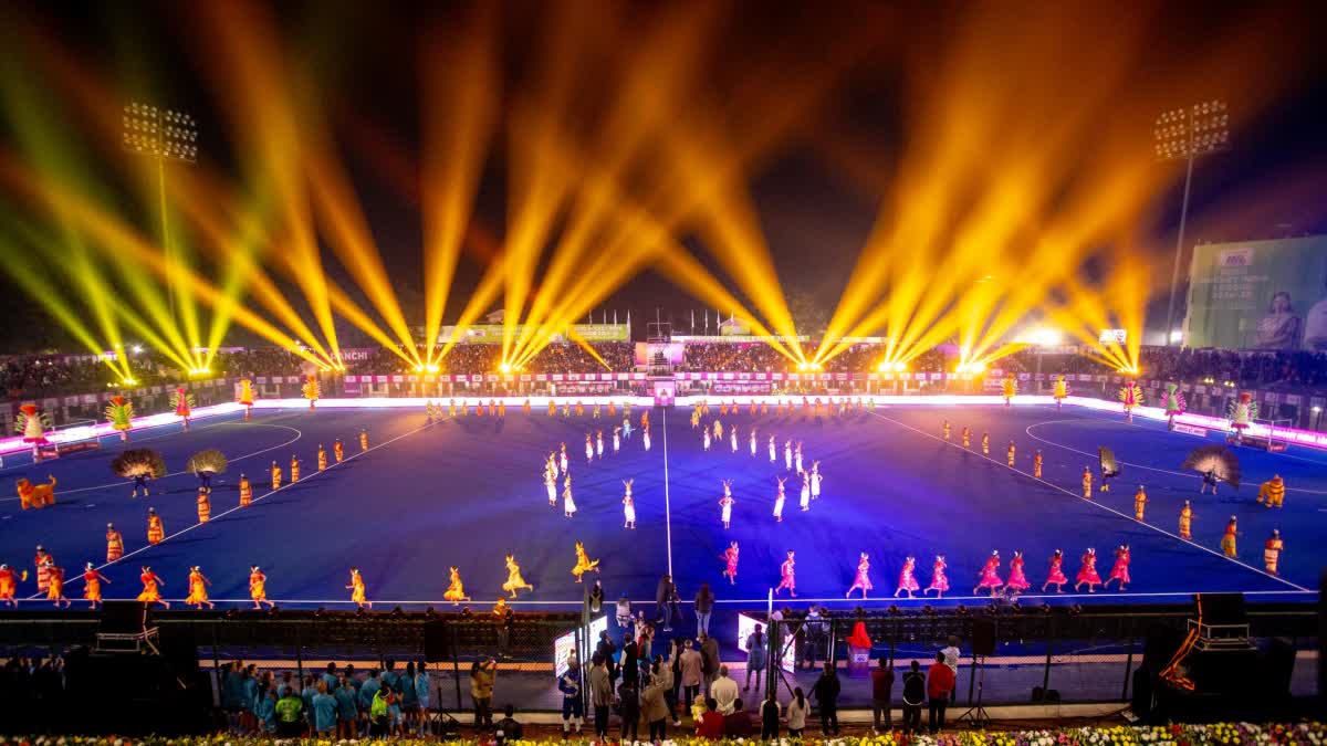 रंगारंग कार्यक्रम के साथ रांची में हुआ महिला हॉकी इंडिया लीग का उद्घाटन
