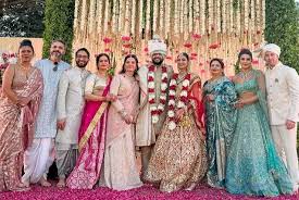 Siddharth Chopra & Neelam Upadhyaya Dazzle in Classic Elegance at Grand Reception