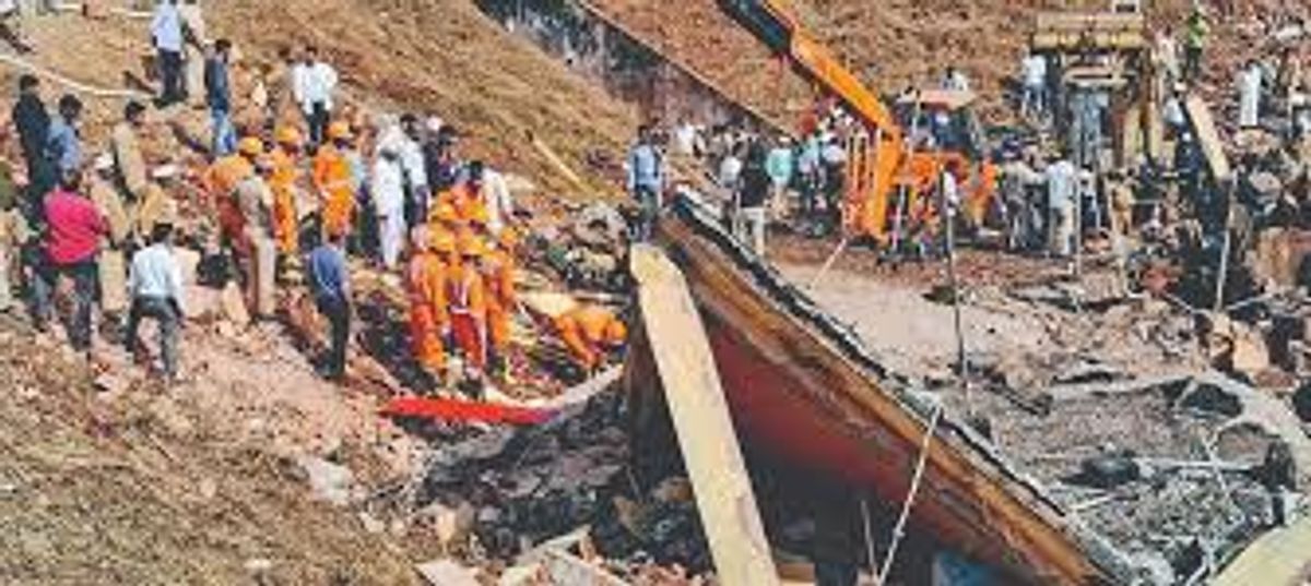 Inferno at Ordnance Factory: Deafening Blast Shakes Bhandara, Rescue Ops in Overdrive