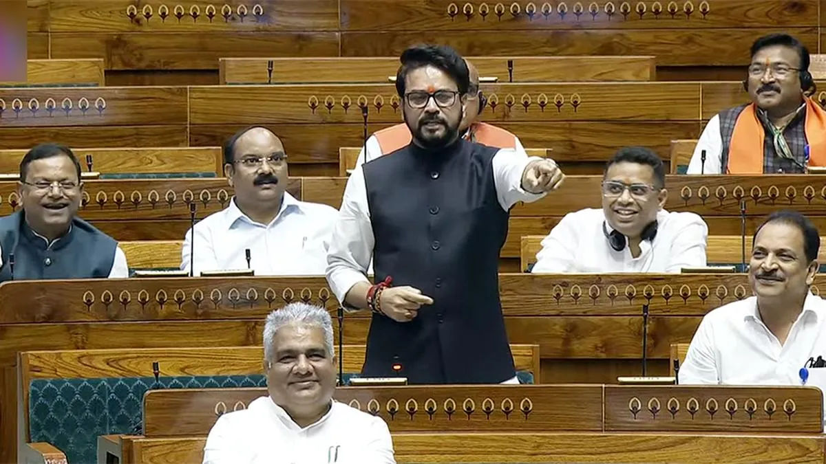Anurag Thakur said, “Congress will have to face punishment, the 4% reservation in government contracts is illegal.”