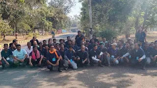 60 वर्षांची नोकरीची गॅरंटीची मागणी घेऊन ठेका कामगारांचे आंदोलन उद्या.