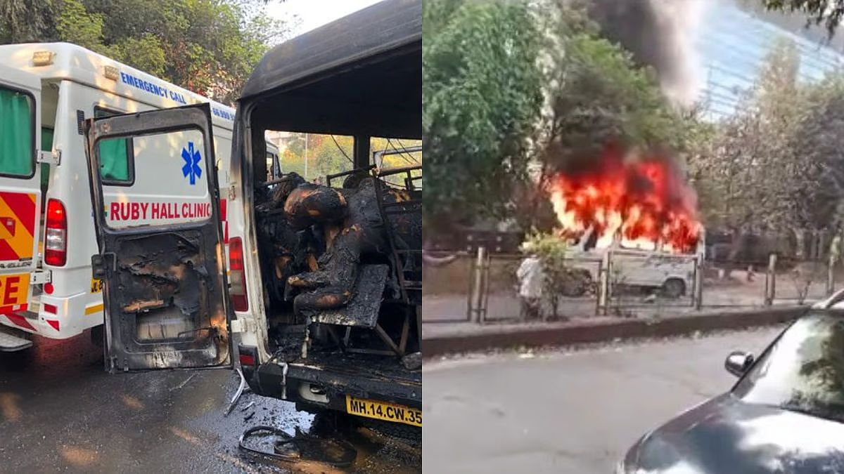 पुणे के पास कर्मचारियों को दफ्तर ले जा रहे वाहन में आग लगी, चार लोगों की मौत, पांच झुलसे