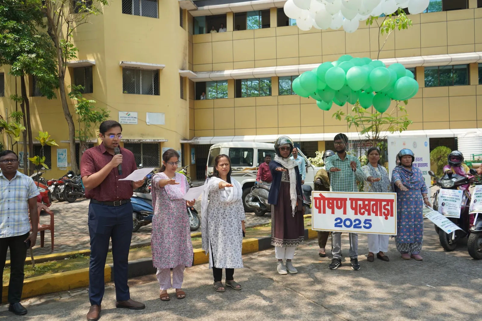 Dhalbhum Flags Off Nutrition Fortnight Awareness Rath to Promote Health and Nutrition in East Singhbhum