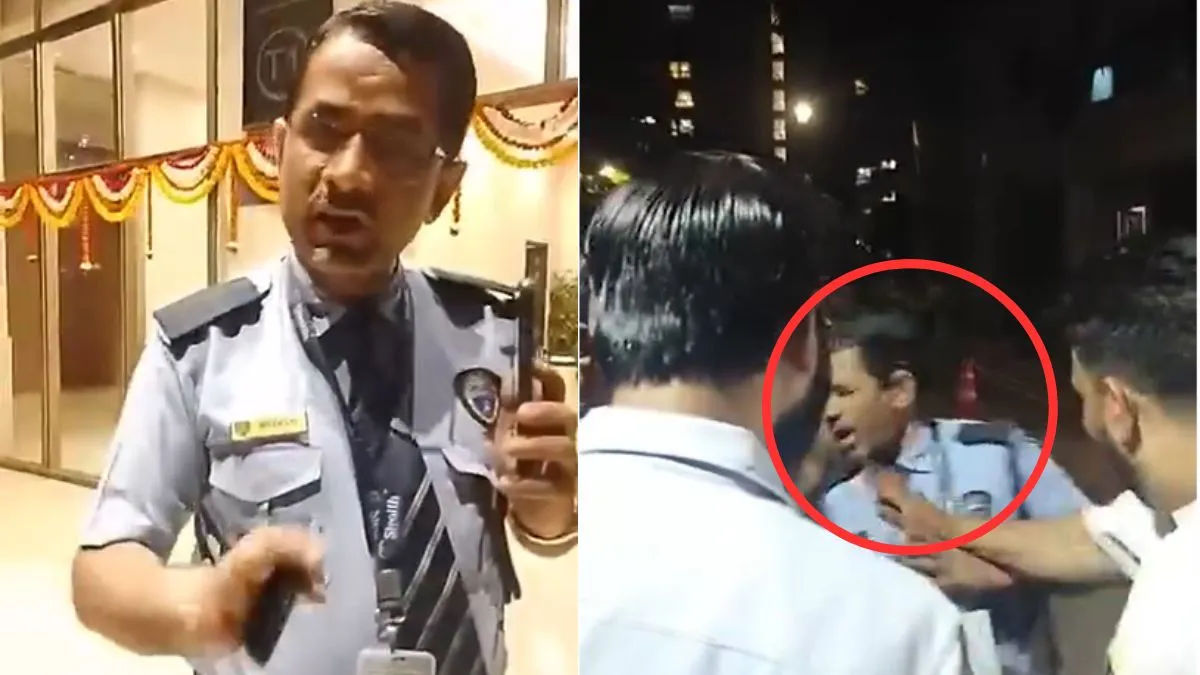 मराठी नहीं बोलने पर एक चौकीदार की पिटाई: