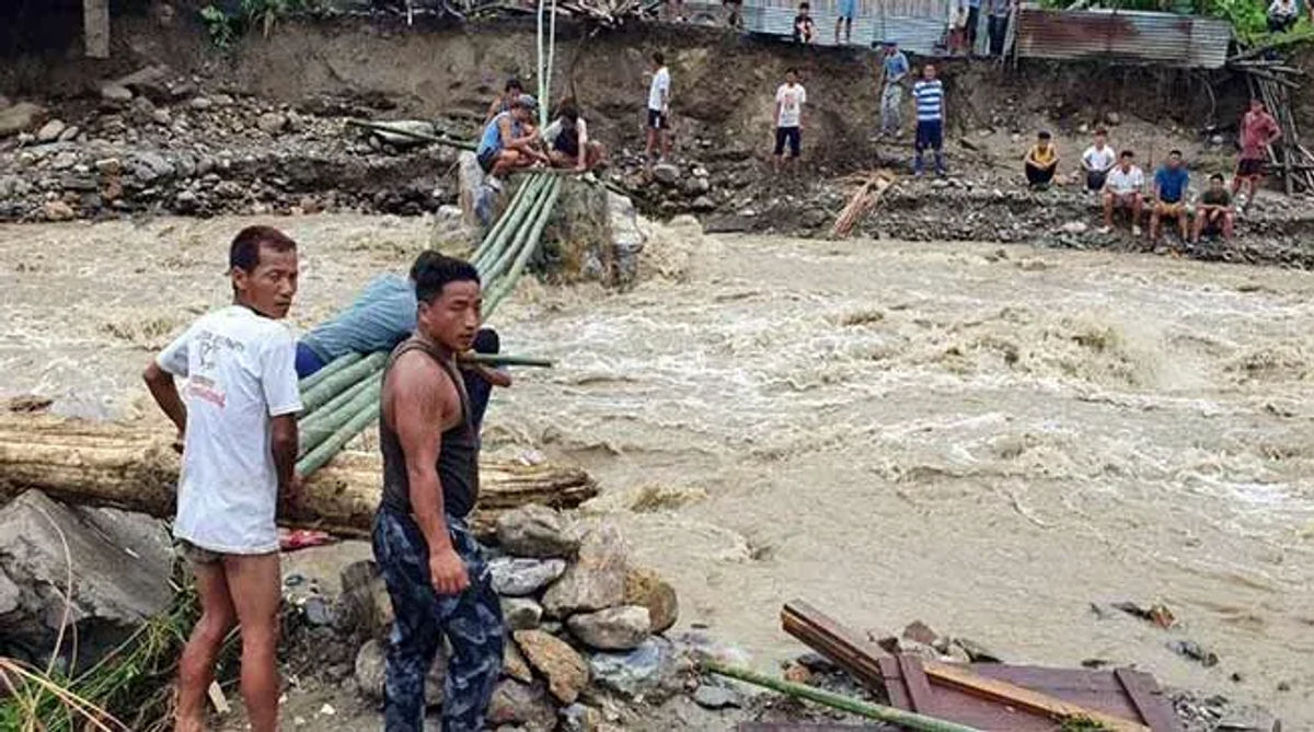 Flash Floods, Landslides Wreak Havoc Across Arunachal Amid Heavy Rain