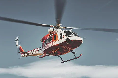 Heli ambulance makes emergency landing in Kedarnath after technical snag
