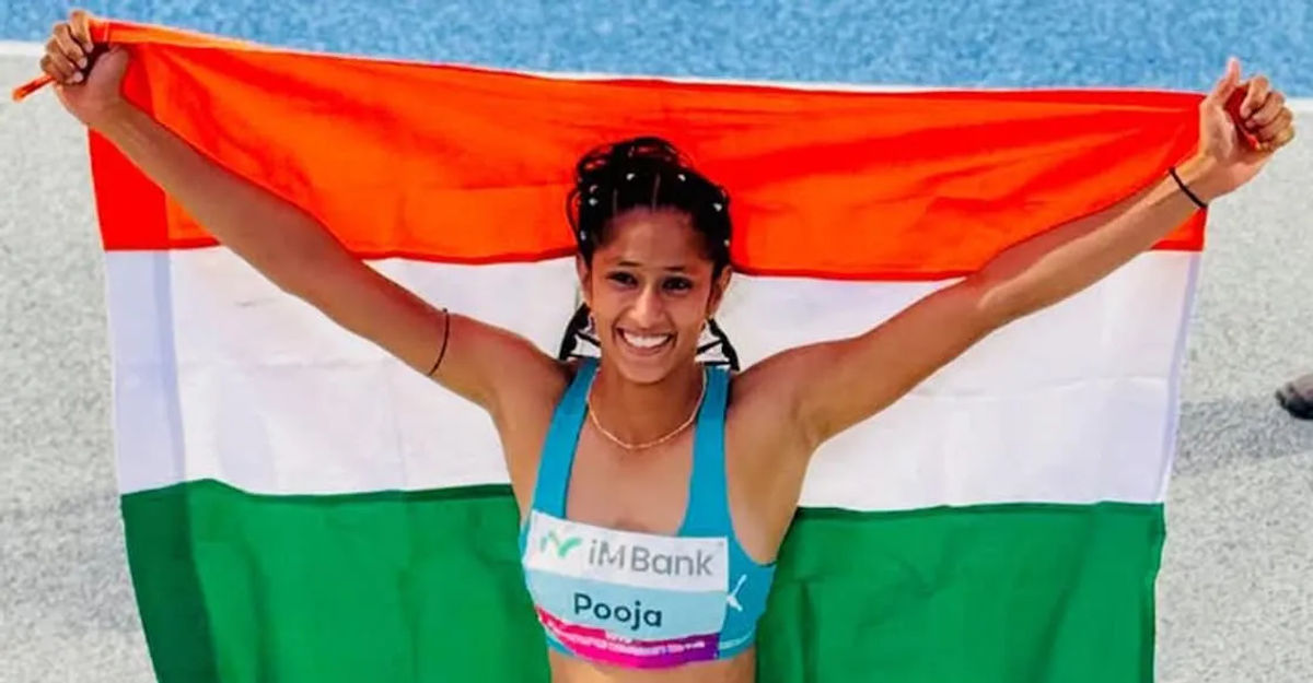 India’s rising high jump star, Pooja Singh, has captured national attention with her gold medal victory at the 2025 Asian Athletics Championships