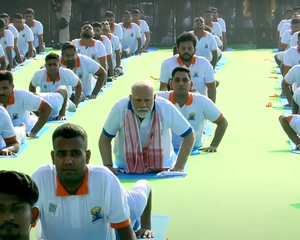 World going through tensions, Yoga gives direction of peace: PM Modi