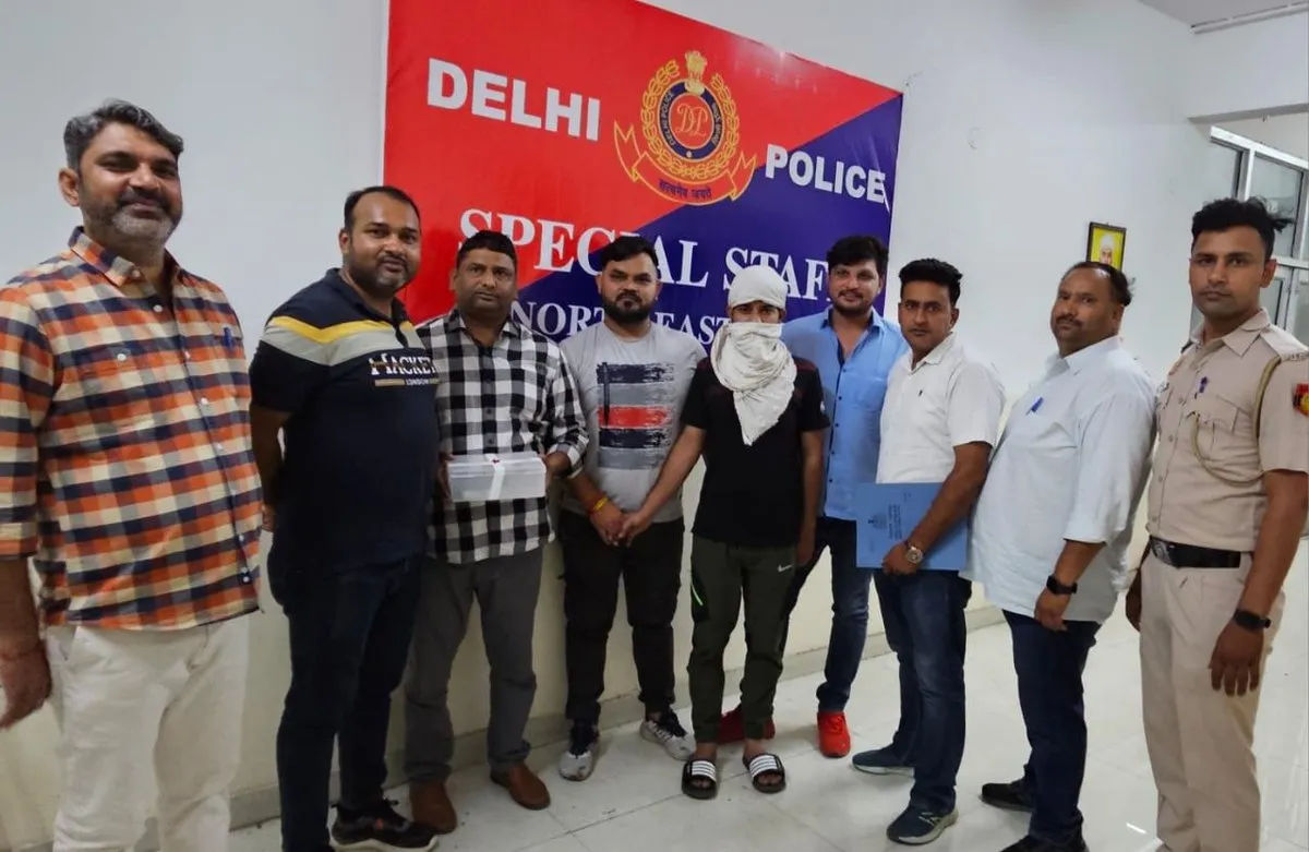 हाशिम बाबा टोळीचा शार्पशूटर नादिम उर्फ काळिया दिल्लीतील चांदणी महल परिसरातून अटक; अमेरिकन बनावटीची पिस्तुल जप्त