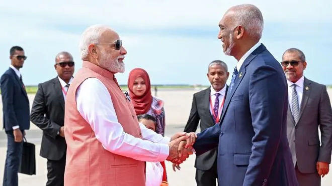 President Mohamed Muizzu Welcomes Indian PM for Independence Day Celebrations in Maldives.