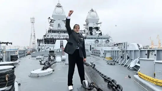 Amitabh Bachchan Visits Indian Navy Warship, Calls it “Experience of a Lifetime”
