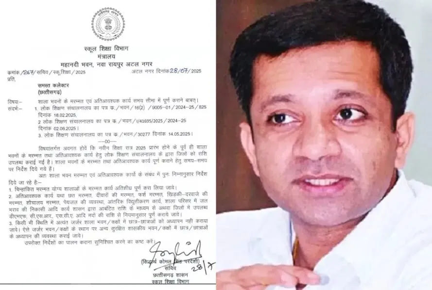 छत्तीसगढ़ में सरकारी स्कूलों की जर्जर स्थिति बच्चों की सुरक्षा के लिए गंभीर खतरा