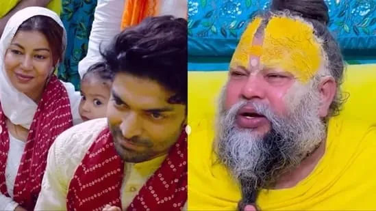 Debina Bonnerjee and Gurmeet Choudhary Visit Premanand Maharaj’s Ashram in Mathura