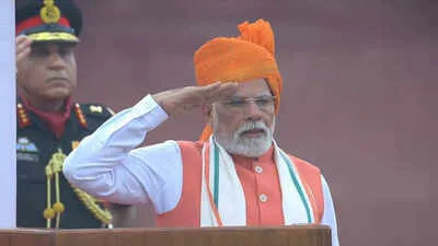 79वां स्वतंत्रता दिवस: लाल किले की प्राचीर से पीएम मोदी का 12वां संबोधन