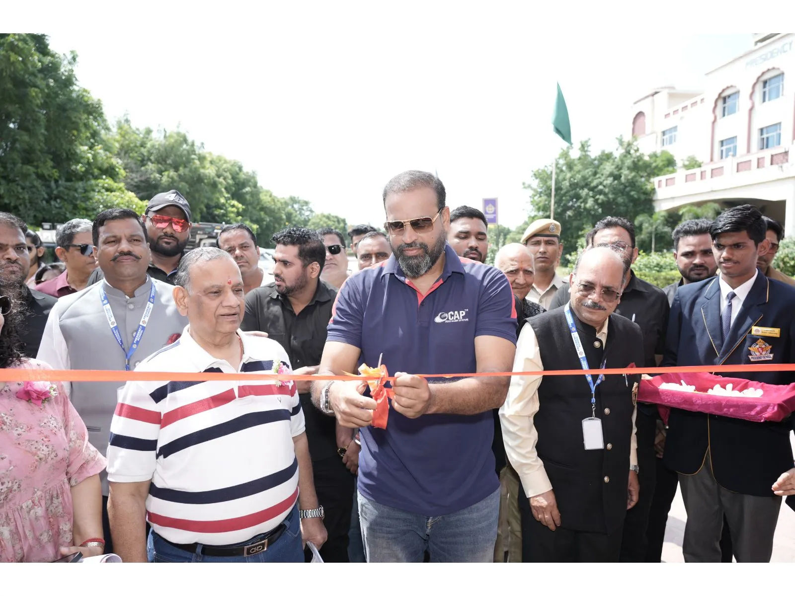 Yusuf Pathan inaugurates the 37th center of Cricket Academy of Pathans (CAP) in Ajmer (Rajasthan)