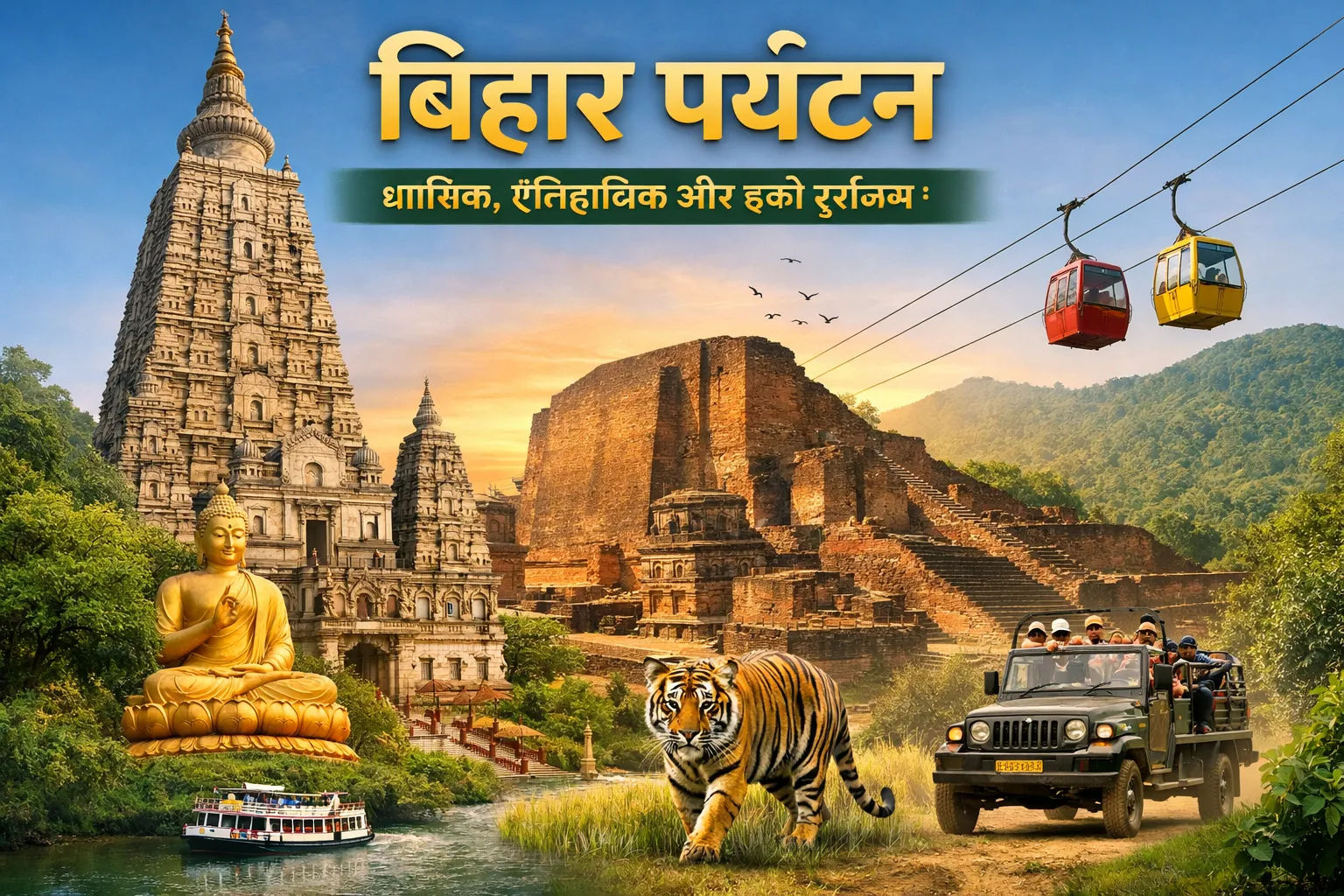 बिहार टूरिज़्म को मिलेगा नया रफ्तार: धार्मिक, ऐतिहासिक और इको-टूरिज़्म पर सरकार का फोकस|