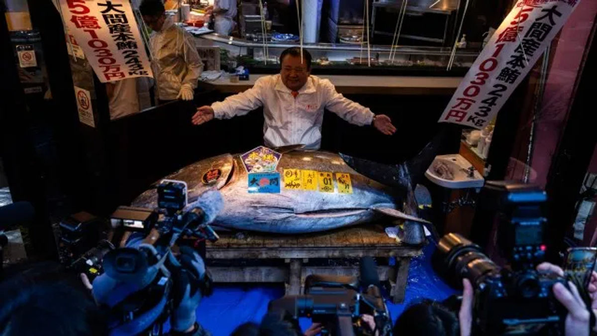 Japan’s Bluefin Tuna Sells for Record ₹28 Crore at Tokyo Fish Market.