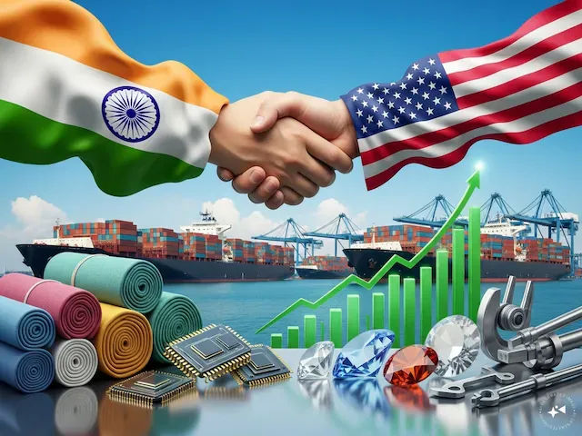 भारत-अमेरिका व्यापार समझौते से कपड़ा, चमड़ा क्षेत्र के शेयरों में उछाल