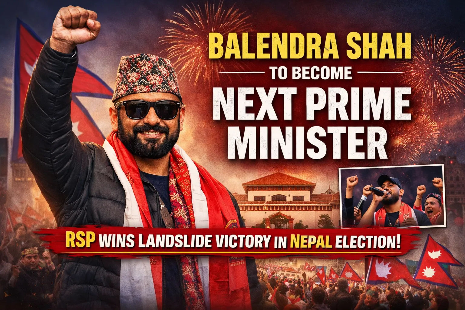 Rapper-Turned Politician Balendra Shah Leads Historic Victory in Nepal Election