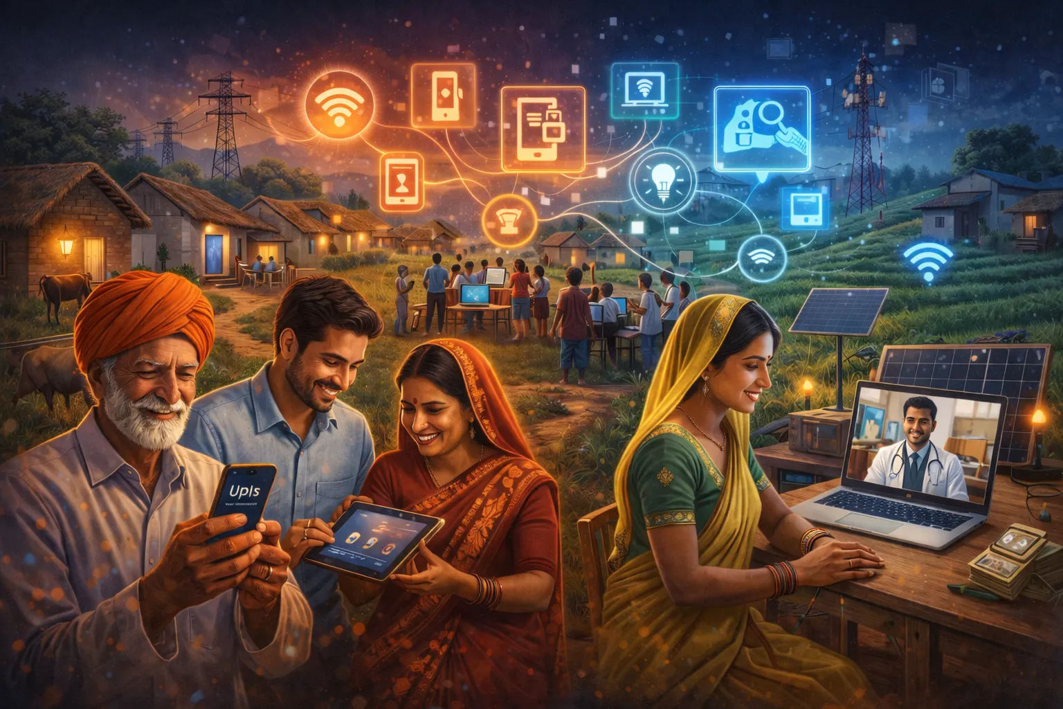 Digital Villages: Technology Begins Transforming Rural India