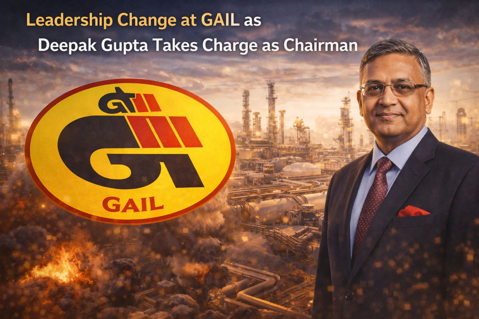 Leadership Change at GAIL as Deepak Gupta Takes Charge as Chairman