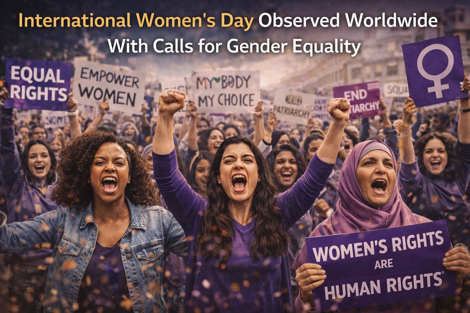 International Women’s Day Observed Worldwide With Calls for Gender Equality