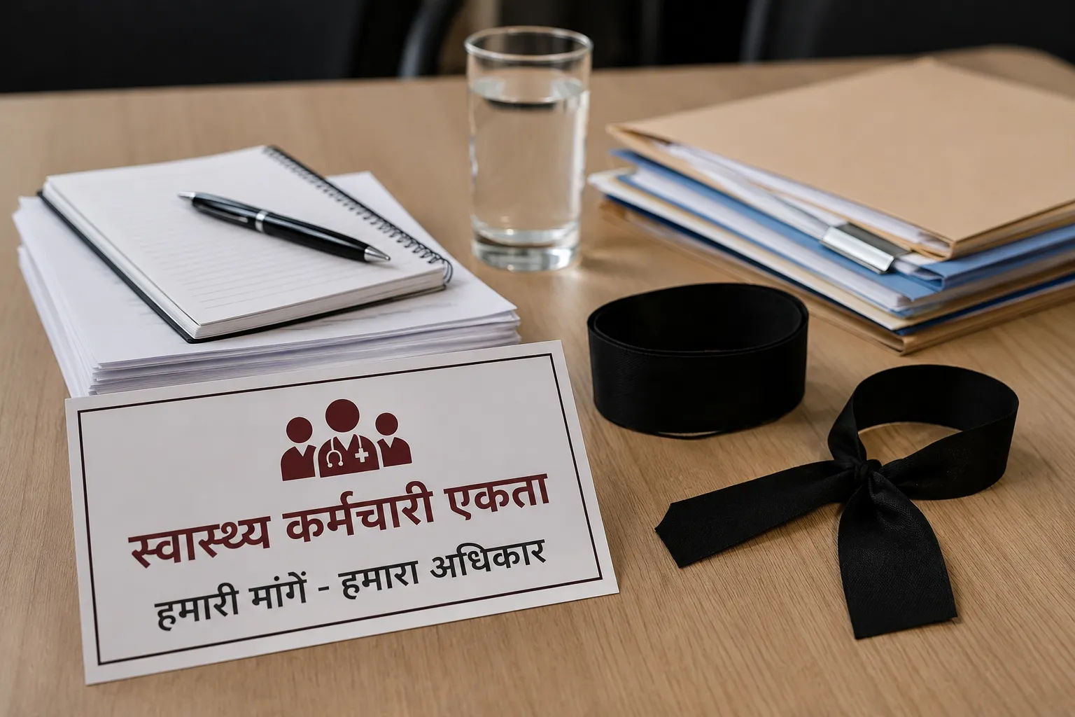 प्रोन्नति और स्थानांतरण को लेकर स्वास्थ्य कर्मचारियों का आंदोलन तेज, 16 मई से चरणबद्ध विरोध की घोषणा