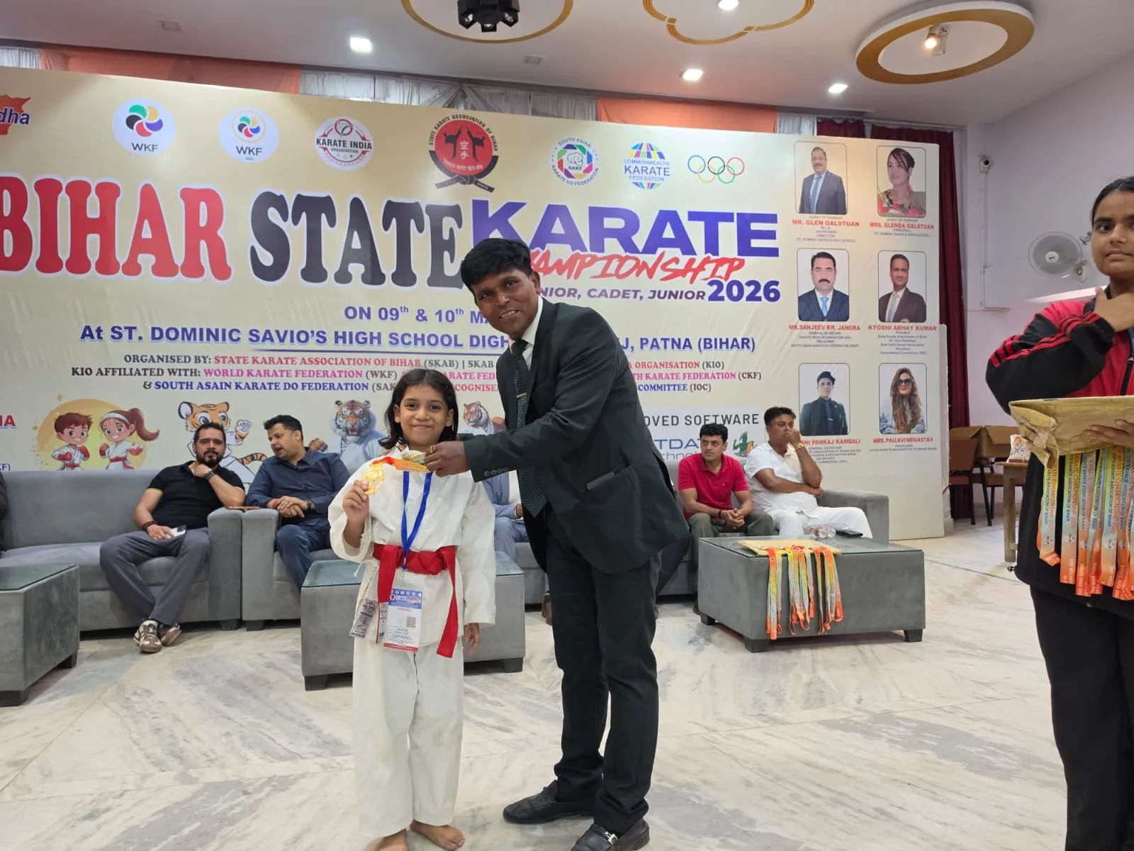 बिहार स्टेट कराटे चैम्पियनशिप में चमकी पटना की बेटियां, अनाया खान और अराध्या ने जीता स्वर्ण पदक