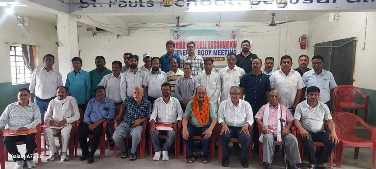 बेगूसराय में बिहार फुटबॉल एसोसिएशन की आम सभा संपन्न, रविन्द्र प्रसाद सिंह बने कार्यकारी अध्यक्ष