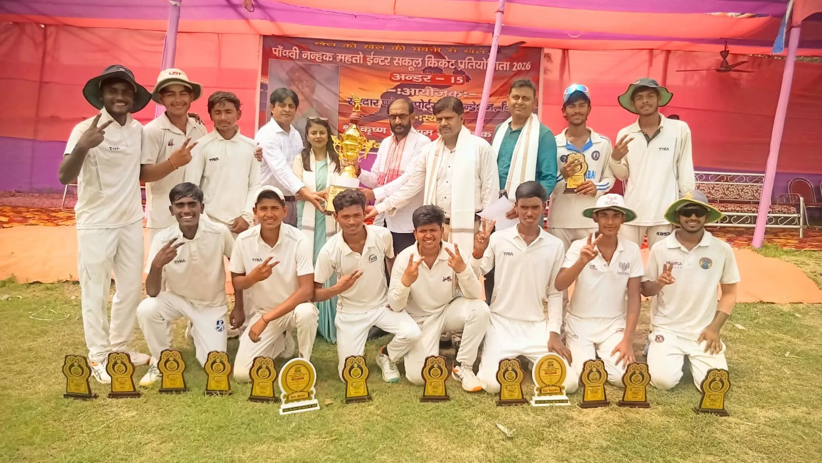 तपिश विकास के तूफानी अर्धशतक से बिहार क्रिकेट एकेडमी ने जीता खिताब