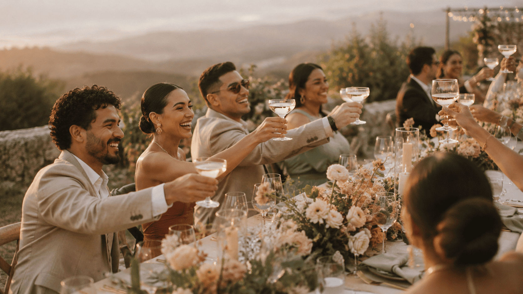 Cómo organizar la lista de invitados cuando las dos familias son enormes