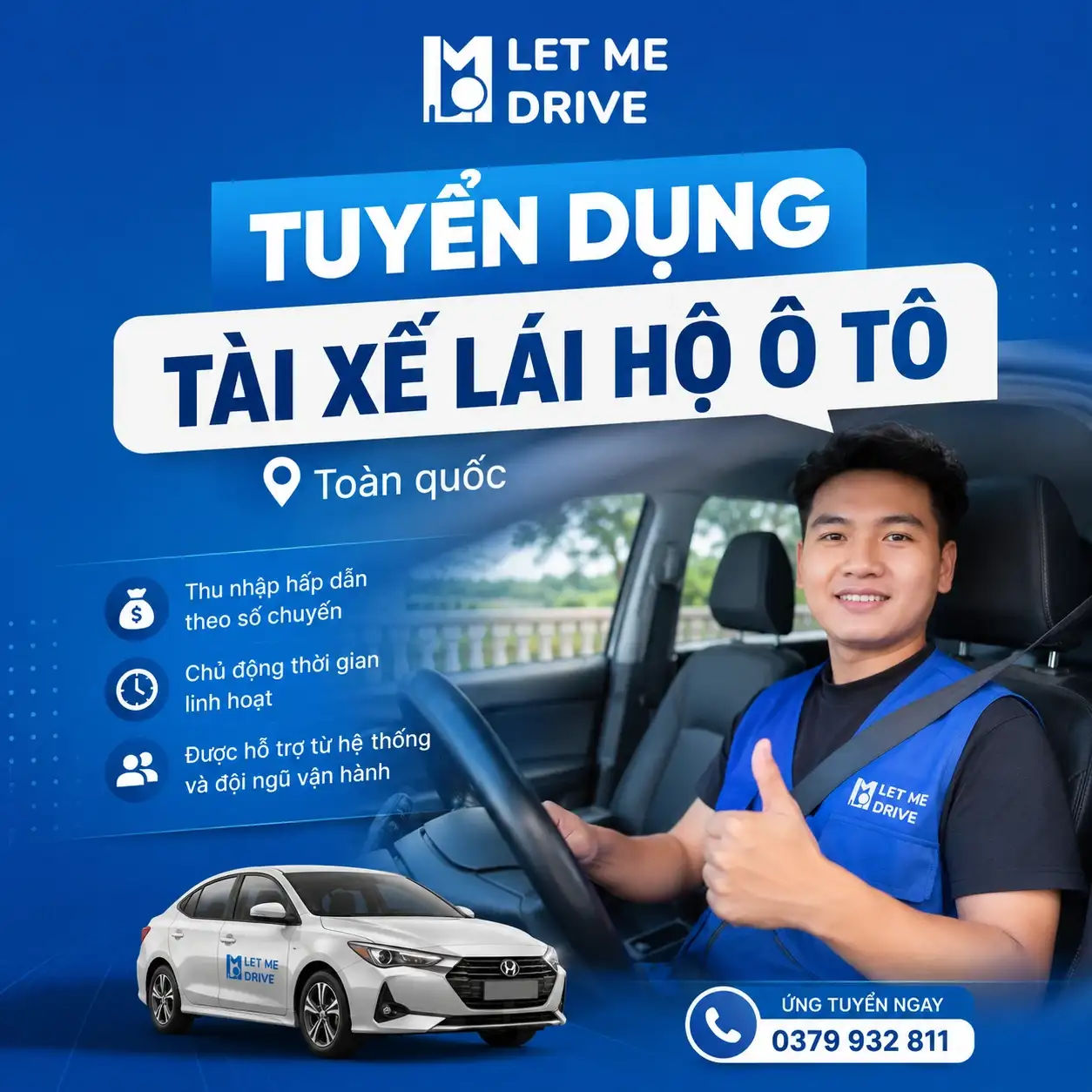 Tài Xế Lái Hộ Xe Ô Tô