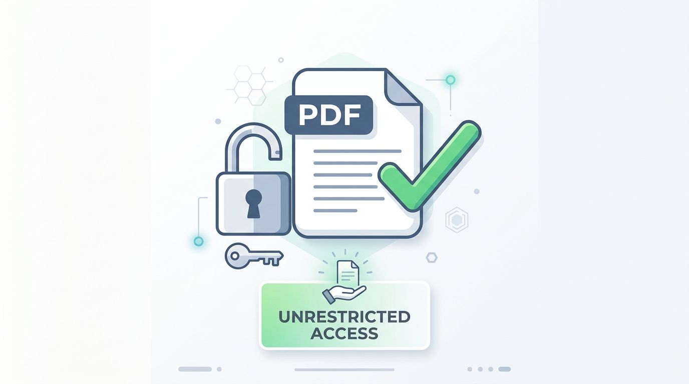 Unlock Password Protected PDF Documents Permanently - Cryptographic Decryption