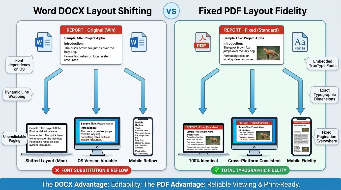 Presentation Vector Rendering: Font Locking and Aspect Ratio Retention