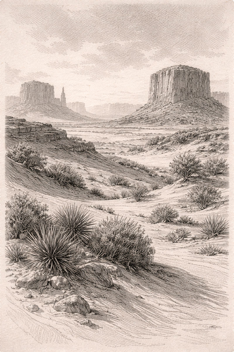 Desert Study No. 2