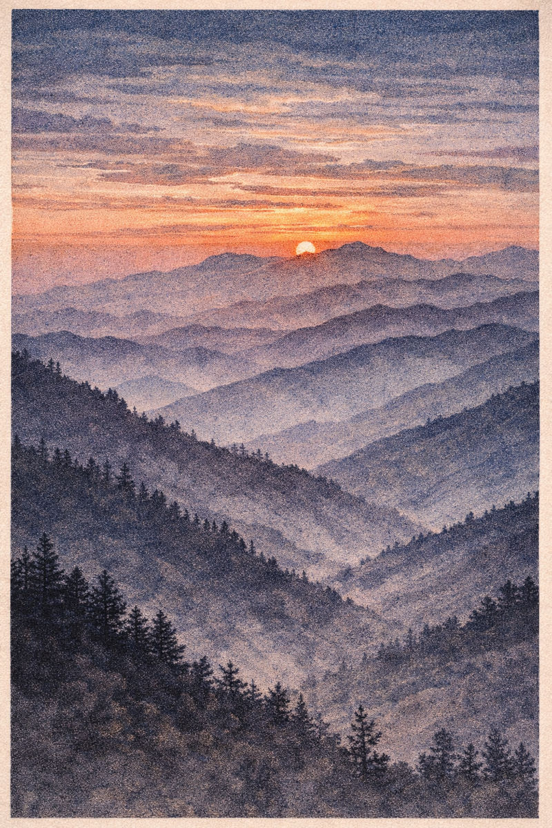 Ridge at Dusk