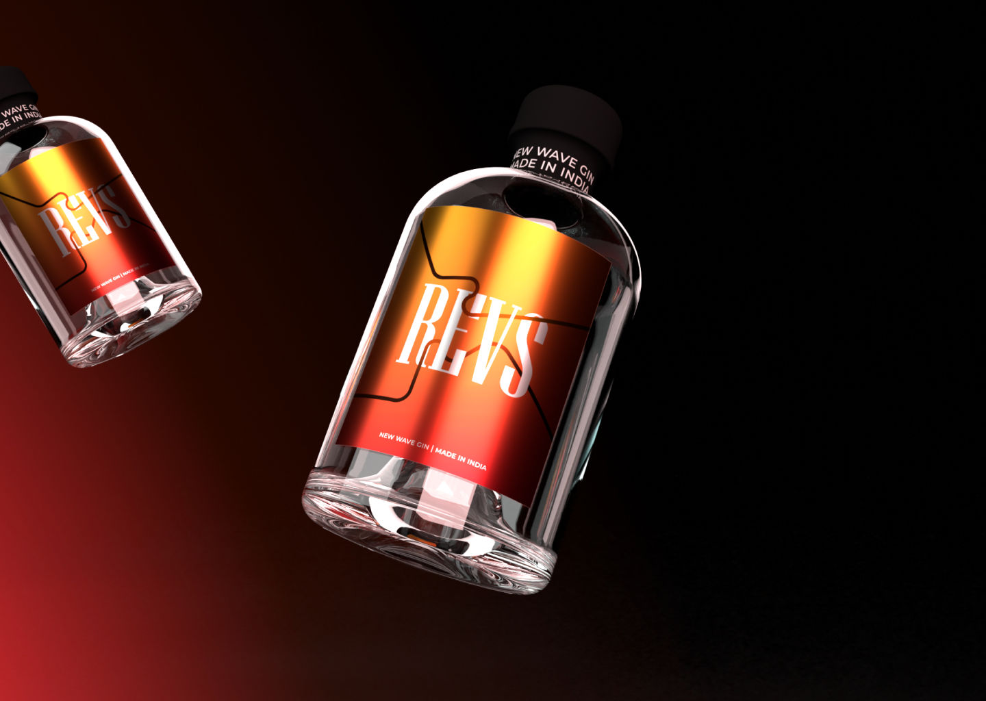 Revs Gin- Luxury Product Design