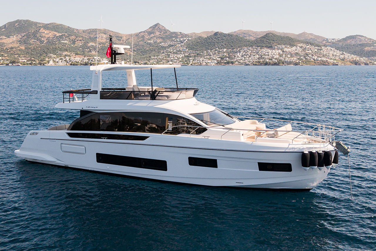 Image representing the news article titled Azimut Fly 62 Bodrum Yalıkavak'ta Yeni Sahibine Teslim Edildi