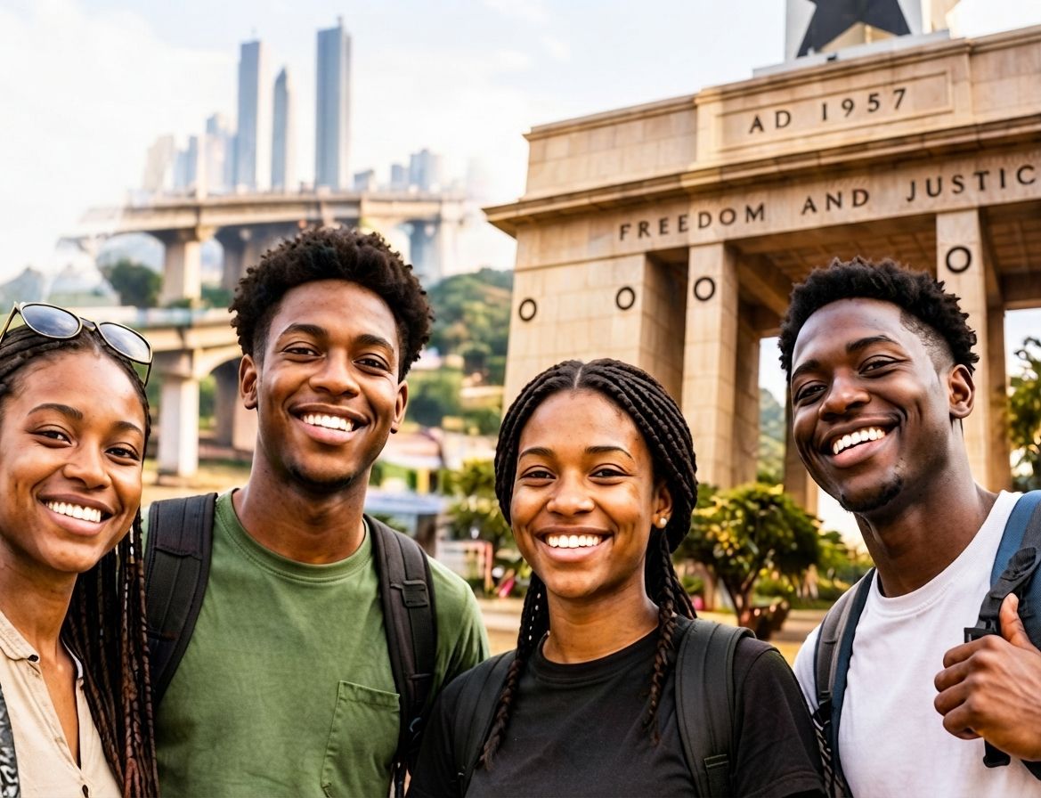 AUCAS Students at Monument