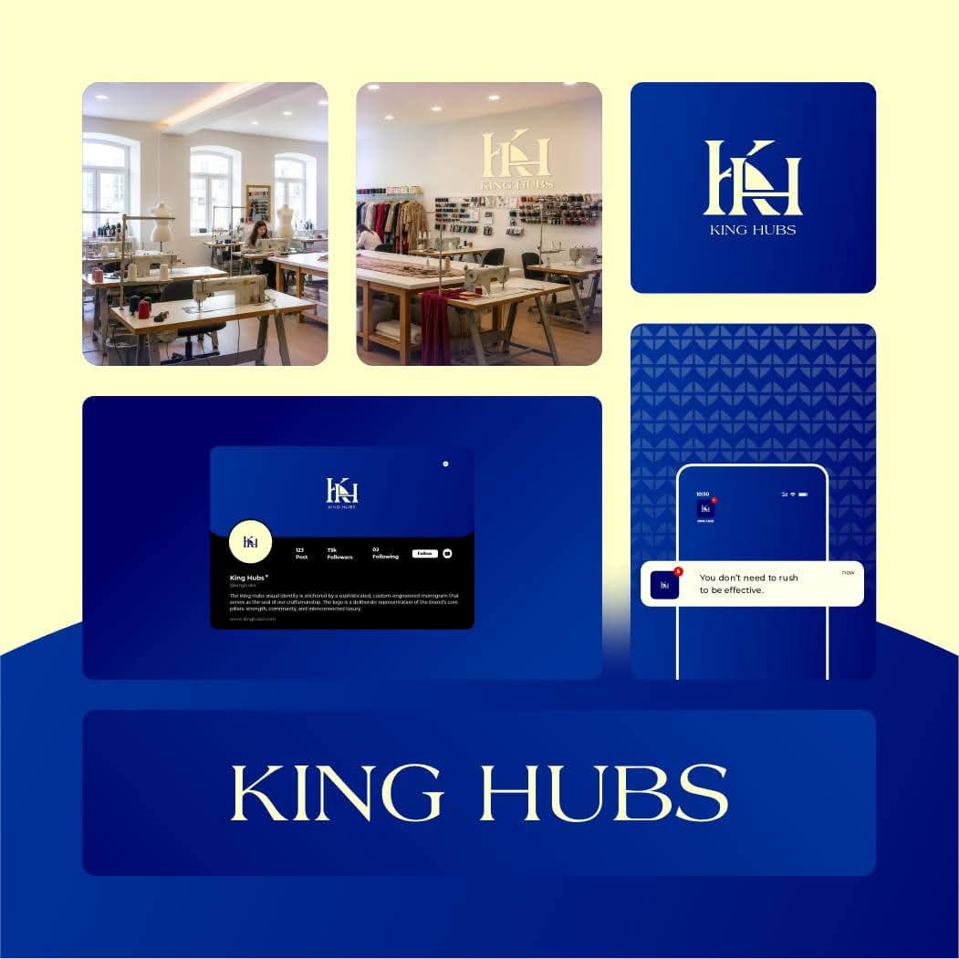 Brand identity project set one example 2