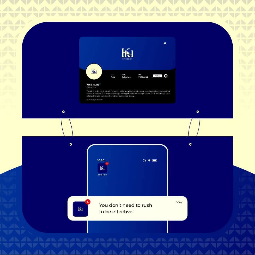 Brand identity project set one example 3