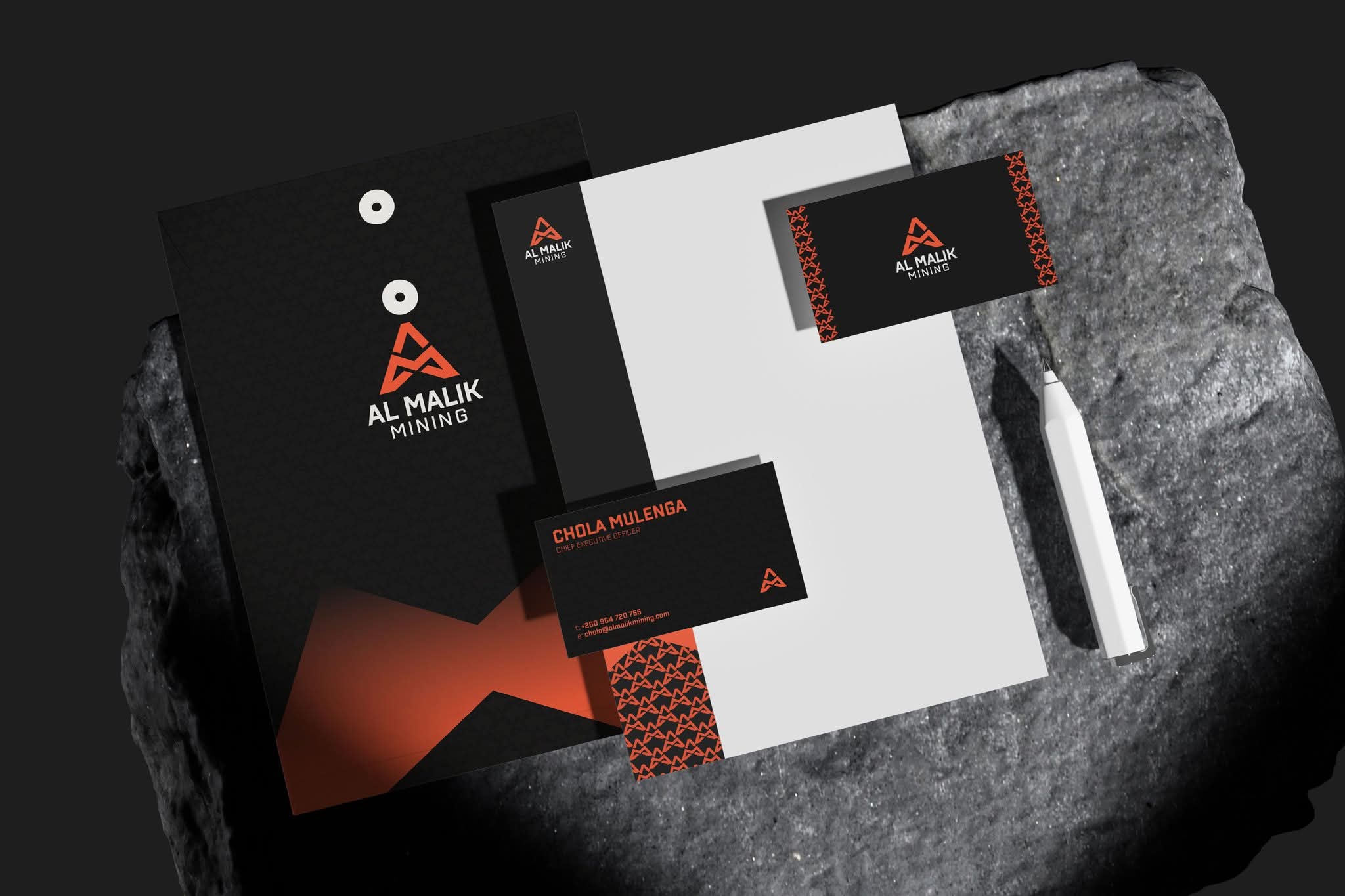 Brand identity project set two example 2