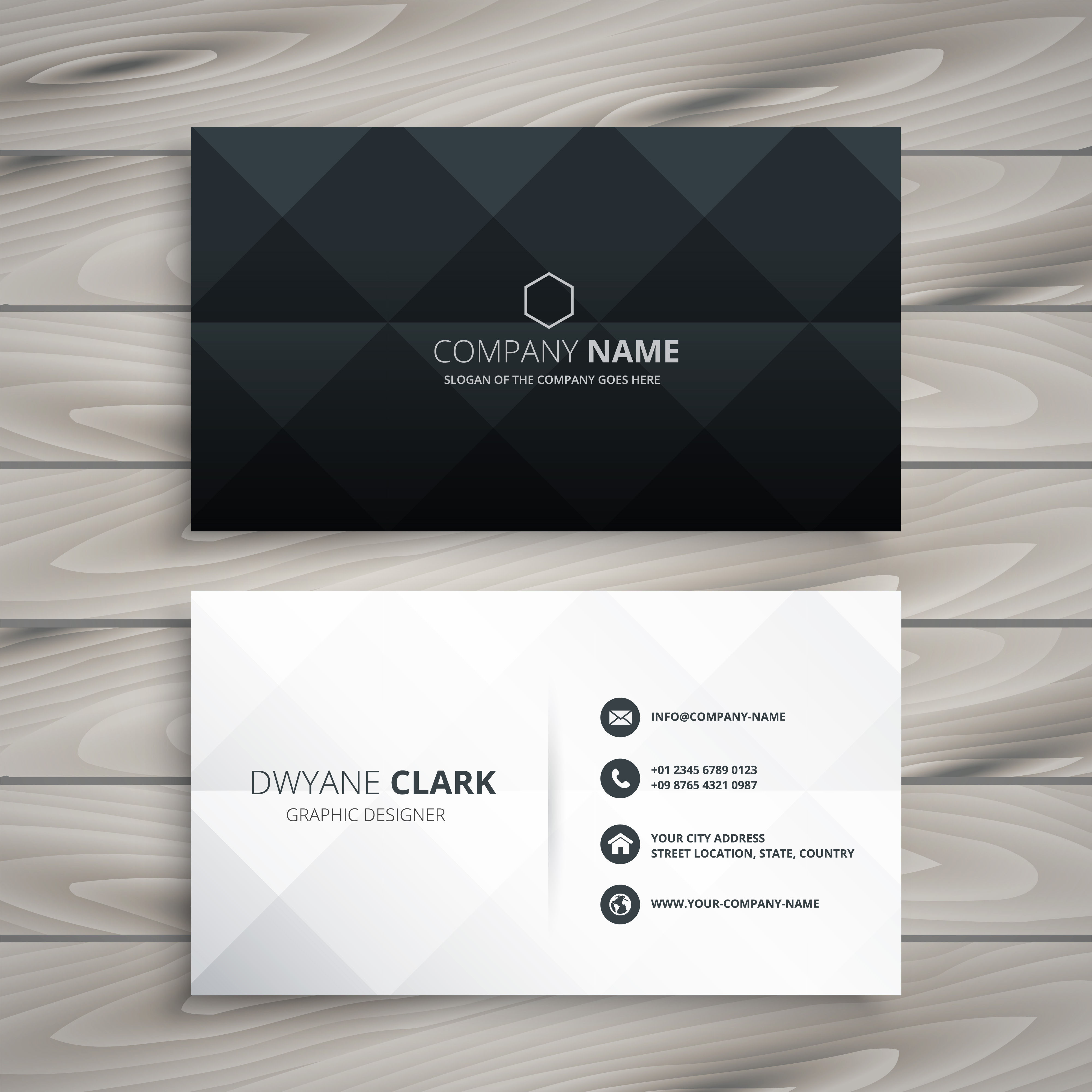 Business card design example 3
