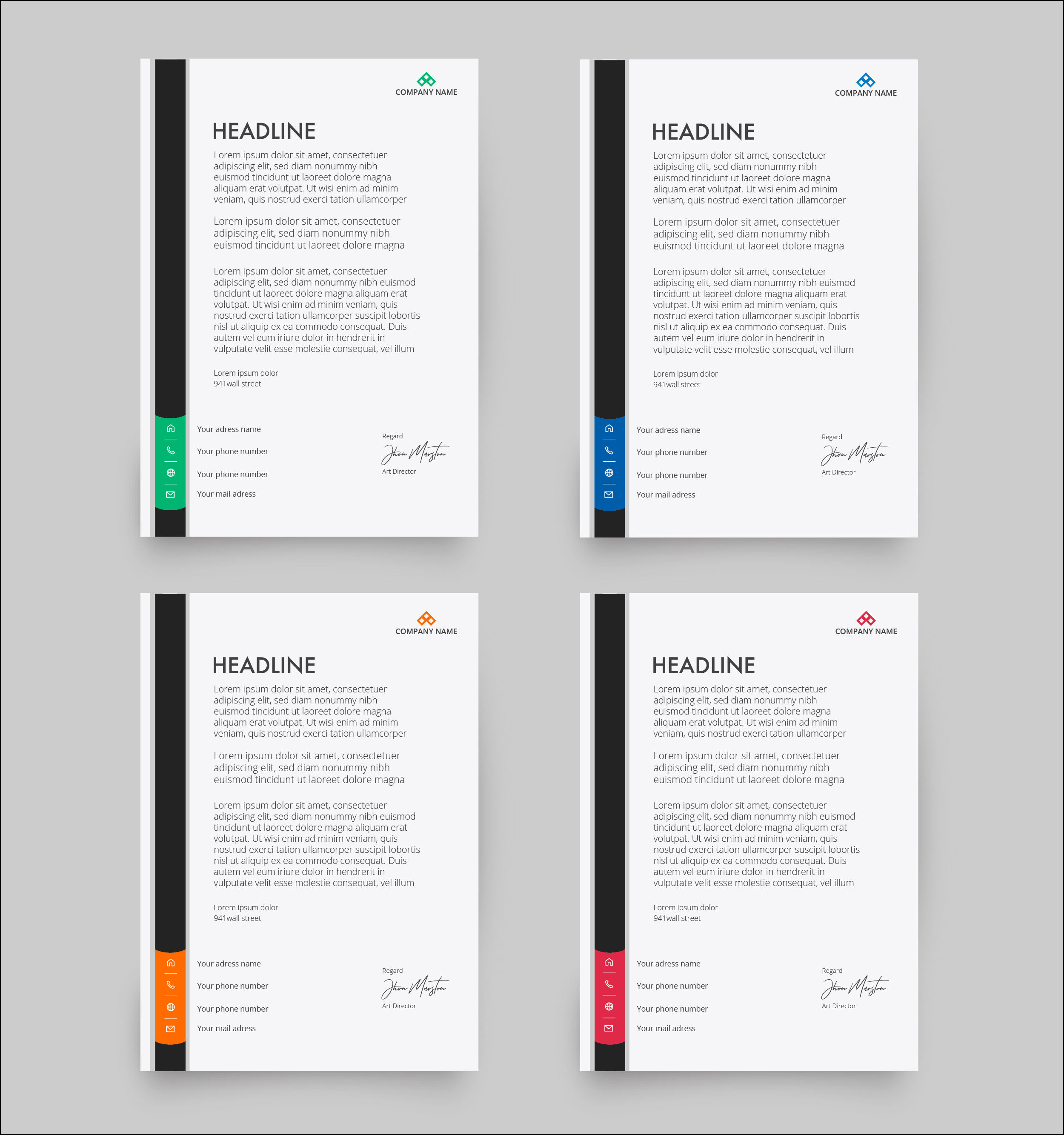 Document branding project example 3