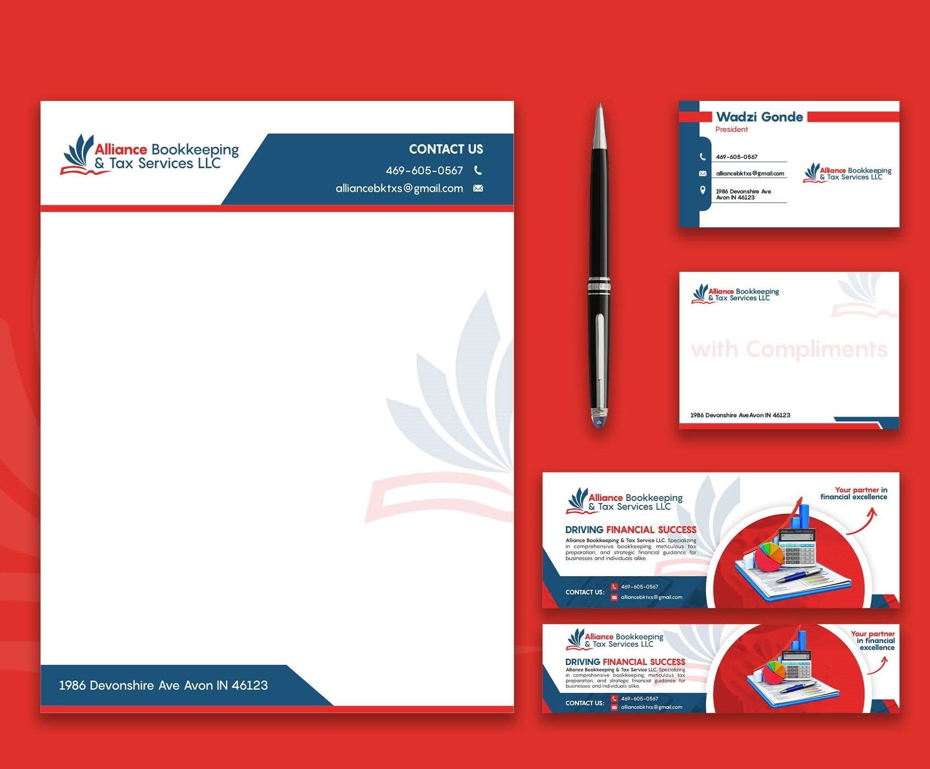 Document branding project set one example 2